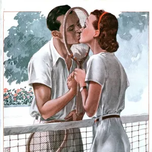 La Vie Parisienne 1938 Print - Vintage French Magazine Illustration La Vie Parisienne 1938 Print - Vintage French Magazine Illustration