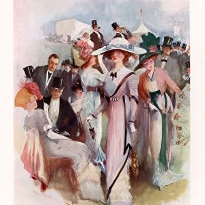 The Lady 1911 1910s UK cc royal ascot horses racing womens spectators the races
