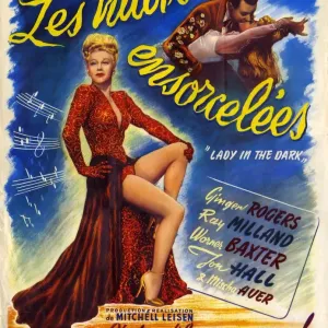Lady In The Dark 1944 1940s France Ginger Rogers, Ray Milland musicals