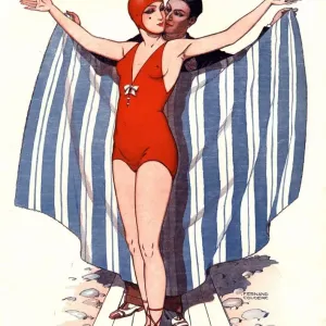 Le Sourire 1920s France glamour holidays swimwear swim suits swimming costumes womens