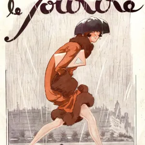 Le Sourire 1926 1920s France seasons winter raining womens magazines