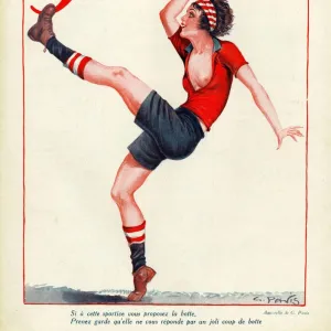 Le Sourire 1927 1920s France football soccer glamour magazines