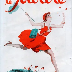 Le Sourire 1930 1930s France magazines catching butterflies illustrations