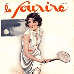 Le Sourire 1930 1930s France tennis womens magazines