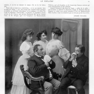 Le Theatre 1900s France humour colds