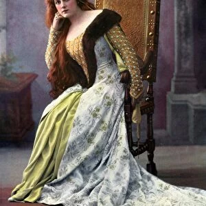 Le Theatre 1900s France humour dresses womens portraits