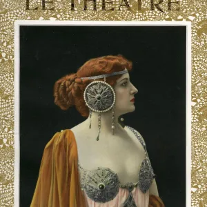 Le Theatre 1907 1900s France humour womens headdresses portraits magazines