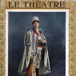 Le Theatre 1912 1910s France magazines portraits le cobzar operas lute
