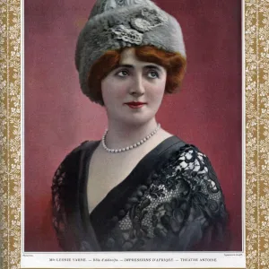 Le Theatre 1912 1910s France magazines portraits hats womens