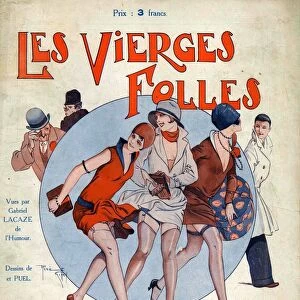 Les Vierges Folles 1930s France cc magazines stockings underwear hosiery womens shopping