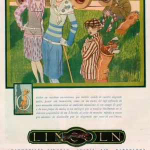 Lincoln - please note that the text is in Spanish 1928 1920s USA cc cars golf