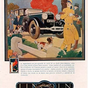Lincoln - please note that the text is in Spanish 1929 1920s USA cc cars hunting