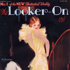 The Looker-on 1929 1920s UK first issue portraits make-up magazines clothing clothes
