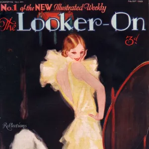 The Looker-on 1929 1920s UK first issue portraits make-up magazines clothing clothes