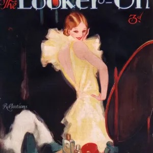 The Looker-on 1929 1920s UK first issue portraits make-up magazines clothing clothes