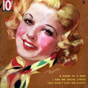 Love & Romance 1930s USA pulp fiction magazines portraits