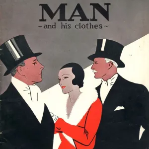 Man and his clothes 1931 1930s UK mens magazines clothing clothes