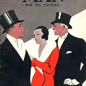 Man and his clothes 1931 1930s UK mens magazines clothing clothes