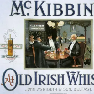 McKibbins 1900 1900s UK whisky alcohol whiskey advert McKibbins Irish bars