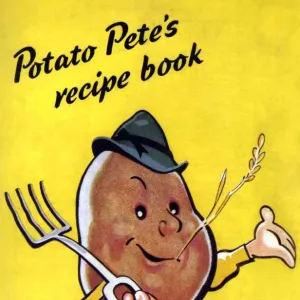 Ministry of Food 1930s UK potatoes recipes characters logos petes petes