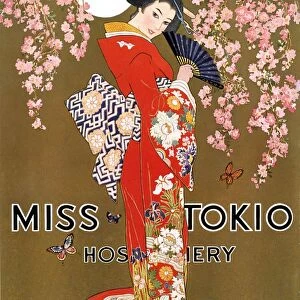 Miss Tokio 1927 1920s USA womens hosiery oriental japanese stockings nylons