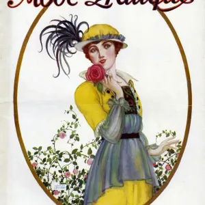 Mode Pratique 1914 1910s France womens first issue portraits magazines clothing clothes