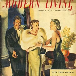 Modern Living 1938 1930s UK dinners parties first issue magazines