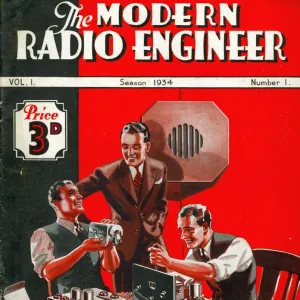 The Modern Radio Engineer 1934 1930s UK radios first issue magazines