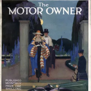 The Motor Owner 1919 1910s UK cars evening dress magazines