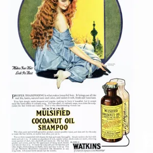 Mulsified Shampoo 1920s USA cocoanuts oil coconuts