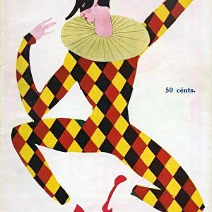 Nuevo Mundo 1920s Spain cc magazines carnivals masks clowns masquerade pierrot harlequins
