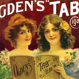 Ogdens 1900s UK reading books Ogdens womens portraits
