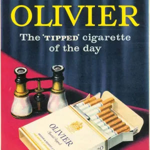 Olivier 1950s UK cigarettes smoking