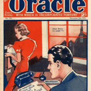 The Oracle 1938 1930s UK pulp fiction secretaries magazines secretary