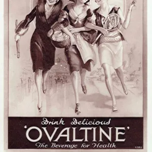 Ovaltine 1929 1920s UK tennis