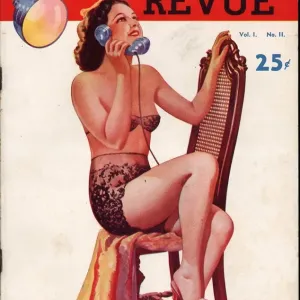 Parisienne Revue 1930s USA glamour pin-ups magazines mens