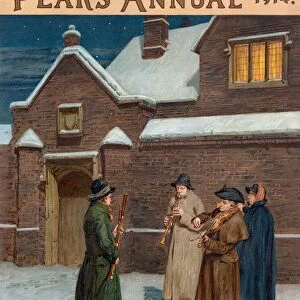Pears Annual 1914 1910s UK cc winter snow carols music bands