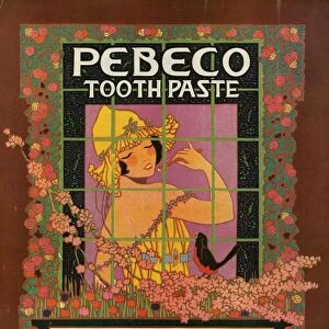 Pebeco 1920s USA CC toothpaste art deco