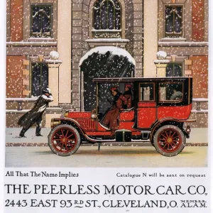 Peerless 1910s USA cars winter snow cold