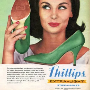 Phillips 1960 1960s UK womens shoes portraits