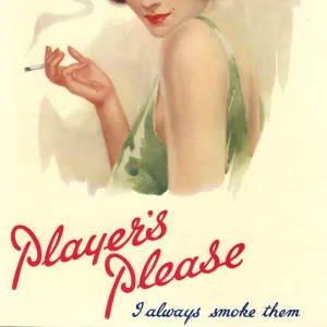 Players Navy Cut 1930s UK cigarettes smoking