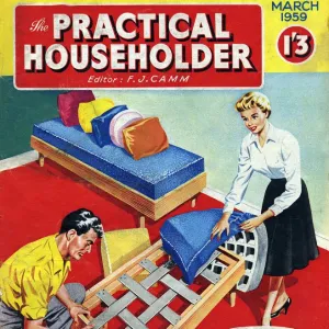 Practical Householder 1957 1950s UK DIY do it yourself home improvement magazines