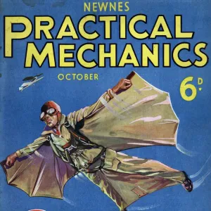 The Practical Mechanics 1930s UK bird man bird-man birdman visions of the future