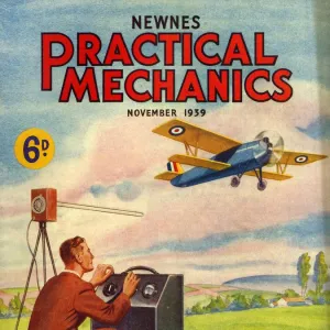 Practical Mechanics 1939 1930s UK magazines model aeroplanes remote control flying