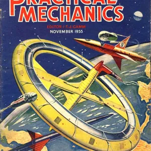 Practical Mechanics 1950s UK visions of the future futuristic magazines