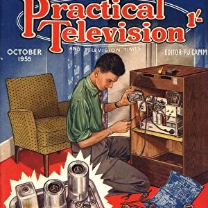 Practical Television 1950s UK televisions diy magazines do it yourself