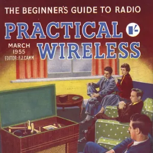 Practical Wireless 1950s UK radios listening to music diy hi-fi magazines do it yourself