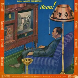 Radio News 1928 1920s USA visions of the future futuristic radios magazines