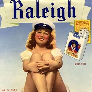 Raleigh 1930s USA glamour cigarettes smoking