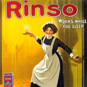 Rinso 1910s UK washing powder maids products detergent